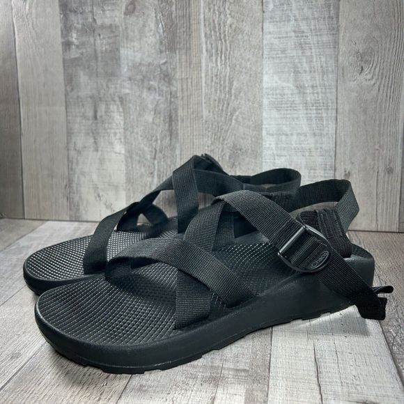 Chaco Men's Z/1 Classic Sandal Outdoor Sport Trail Hiking Strappy Black Size 12 - Picture 1 of 12